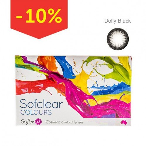 Sofclear Colours Dolly Black